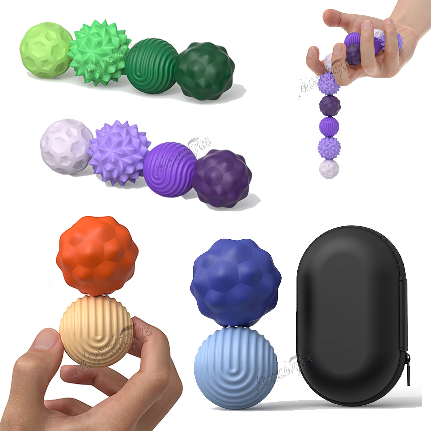 EDC Anti Stress Relief Ball Antistress Anxiety Magnet Fidgeting for Adult Kids Relief Fingertip Activity Small Decoration Toys