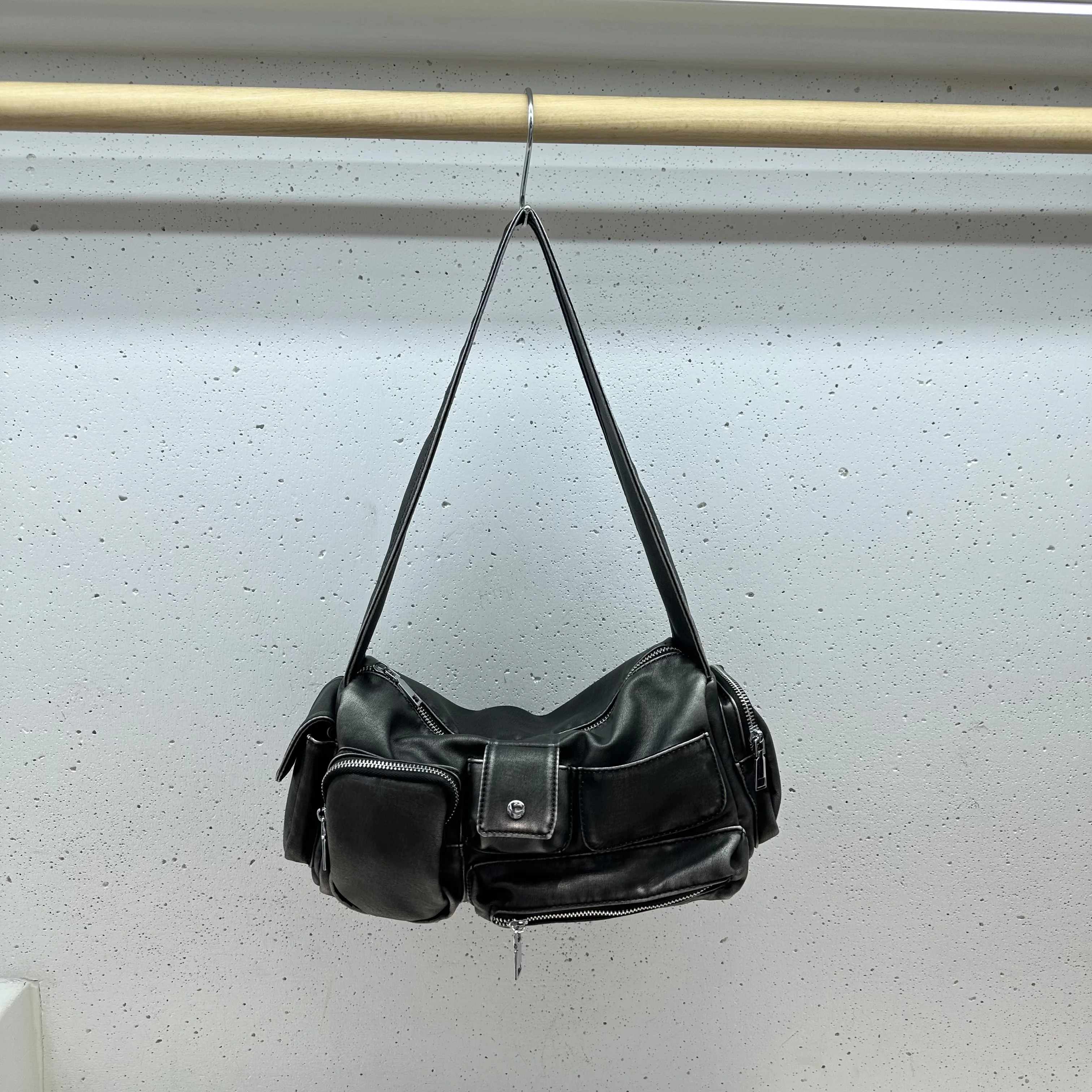 2025 Design Fashion New Women's Canvas Crossbody Shoulder Bag pu Leather Tote Bags Handbag Bag High Quality