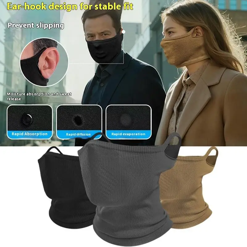 Herbst/Winter Sport Bandana Radfahren Fahrrad Hängen Ohr Gesicht Abdeckung Wiederverwendbare Masken Wandern Camping Hals Gamasche Schal – Detail 3