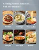 Commercial Tabletop 4 Baskets Noodle Cooker Electric 220V Pasta Boiler Cooking Machine With Drainage Faucet Stainless Steel 6