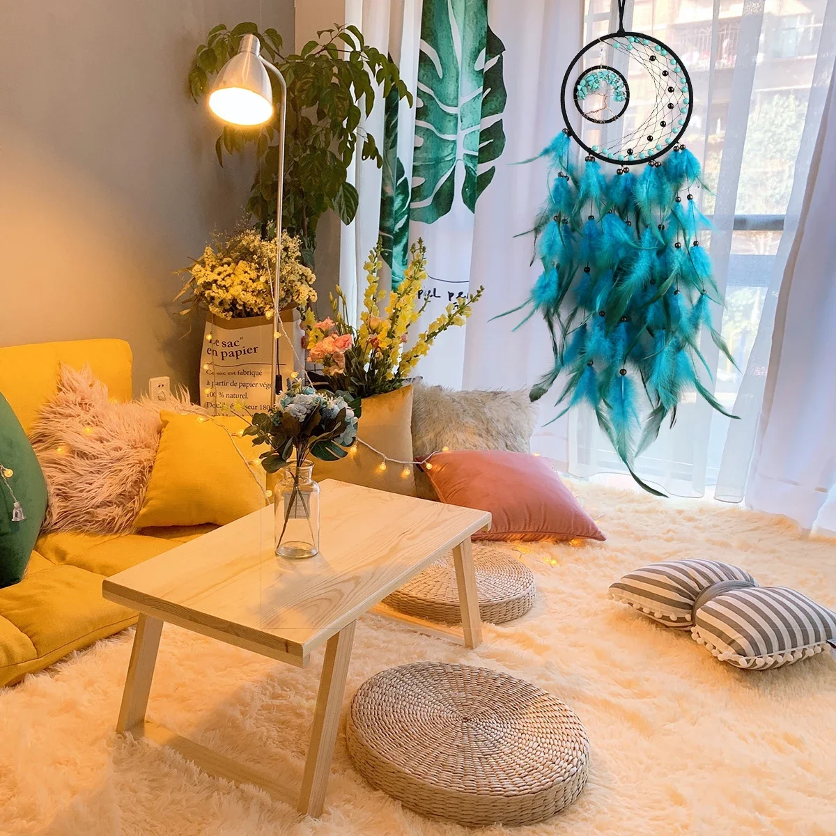 Original Dream Catcher Home Decoration Feather Dreamcatcher Art Gifts To Friends Creative Hanging Dreamcatchers Valentine's Gift dream catcher wall decoration