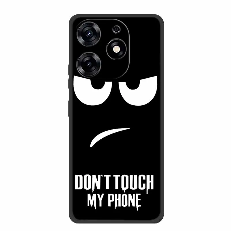 Black Silicone Soft Back Cover Case