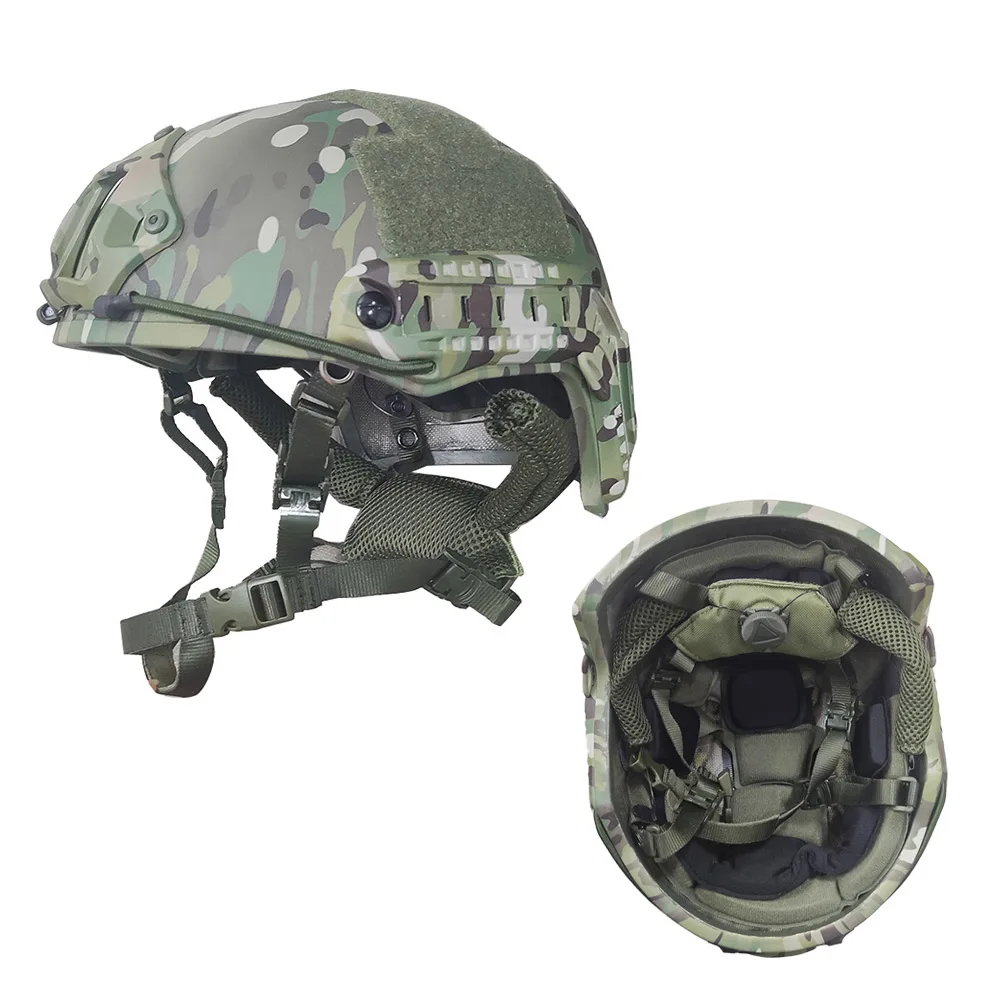 Capacete ร prova de balas rรกpido, camuflagem CP, ACH capacete tรกtico, Wendy, suspensรฃo forro