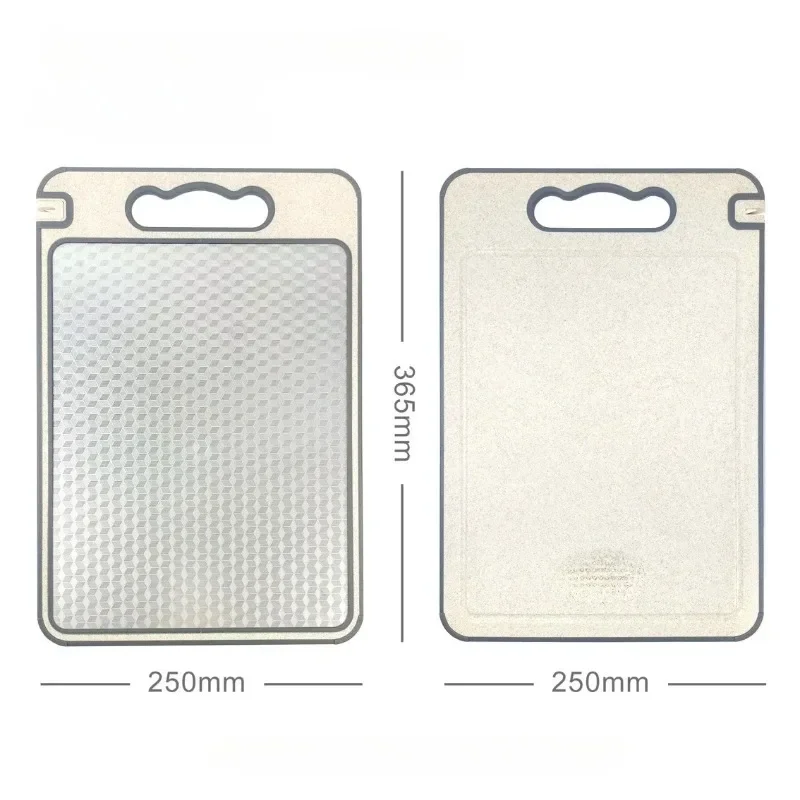 New Stainless Steel Cutting Board Double Sided Chopping Board for Kitchen Scratch Resistant Anti-Slip Silicone Edges