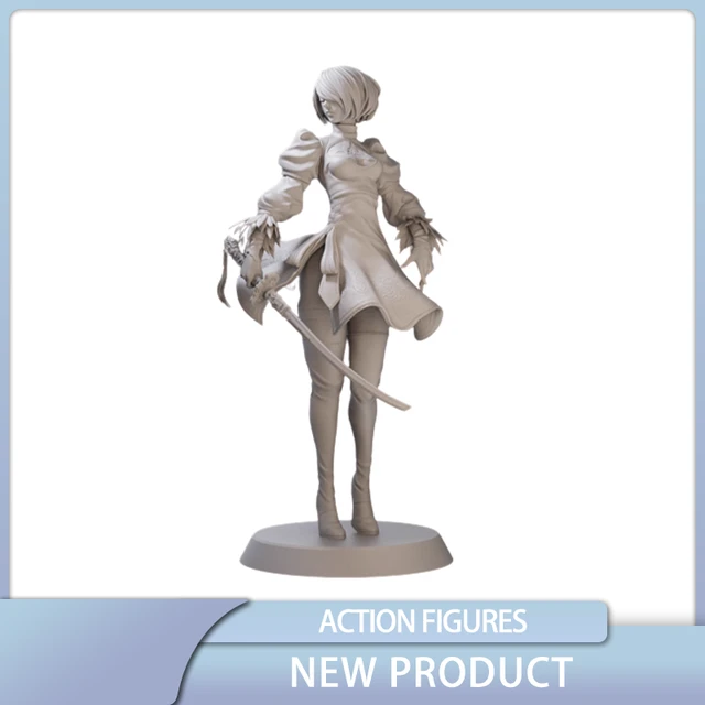 NIER Automata 2B | NSFW 3D Printed | Fun Art | Unpainted | Version |  Figurine