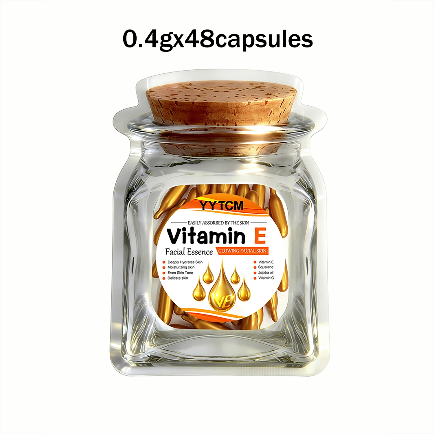 Vitamin E Moisturizing Capsule Essence 0.4g x30 Hydrating Skin