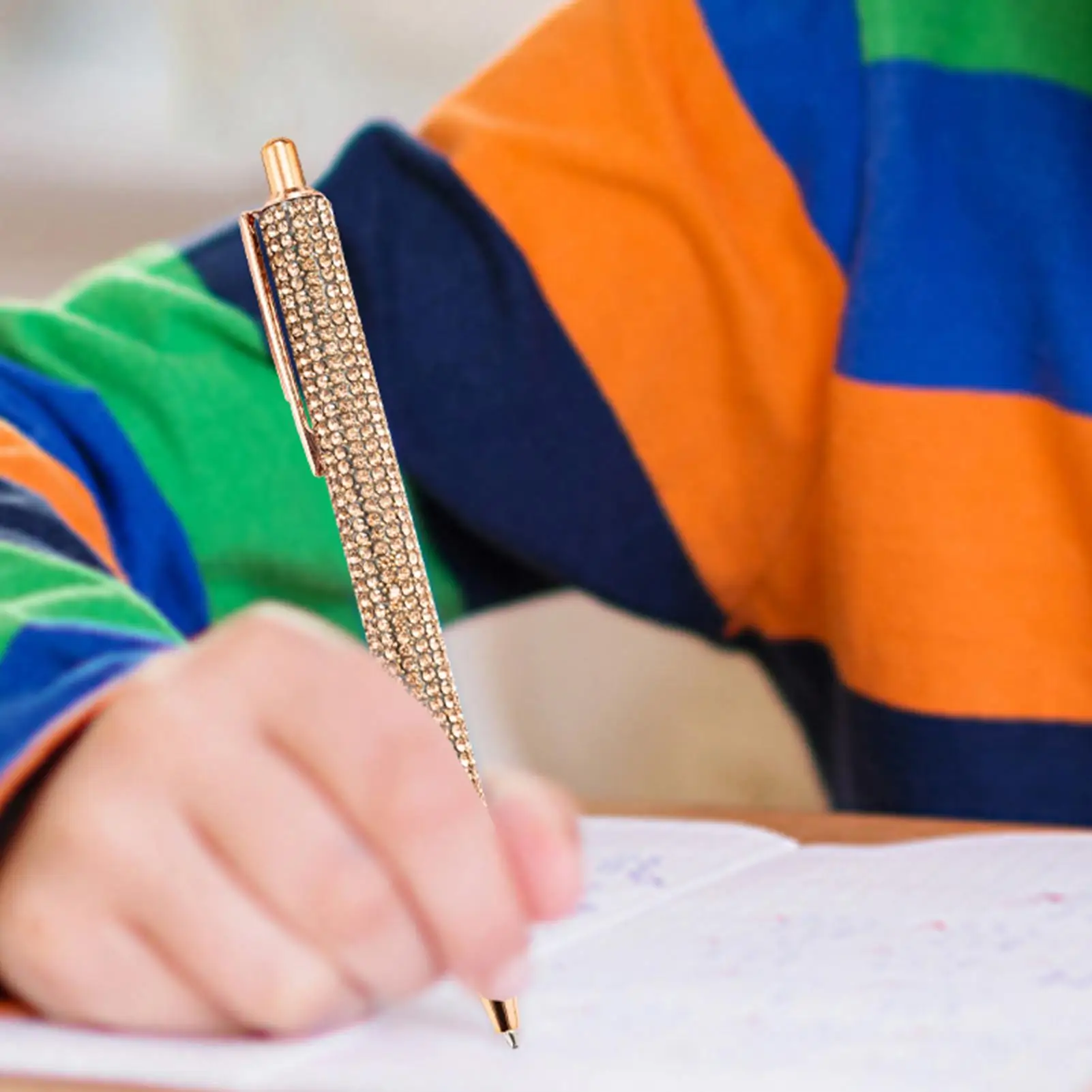 1 Stück Bling-Stifte, Strass-Kugelschreiber, einziehbarer Strass-Stift mit Kristall-Bling für Kinder, Studenten, Schule, Schreibwaren – Detail 11