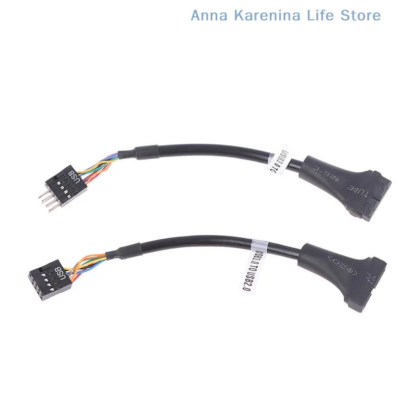

Адаптер USB 2,0 9-контактный к USB 3,0 20-контактный, материнская плата USB 3,0 20-контактный разъем к USB 2,0 9-контактному Мостовому кабелю