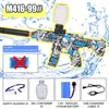 M416 Electric Blaster Gun Toys, Rechargeable Automatic Outdoor Toys for Team Family Activities, Perfect Gift(Bullets Excluded) 1