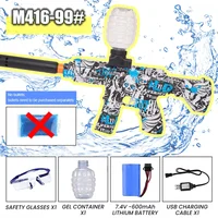 M416 Electric Blaster Gun Toys, Rechargeable Automatic Outdoor Toys for Team Family Activities, Perfect Gift(Bullets Excluded) 1