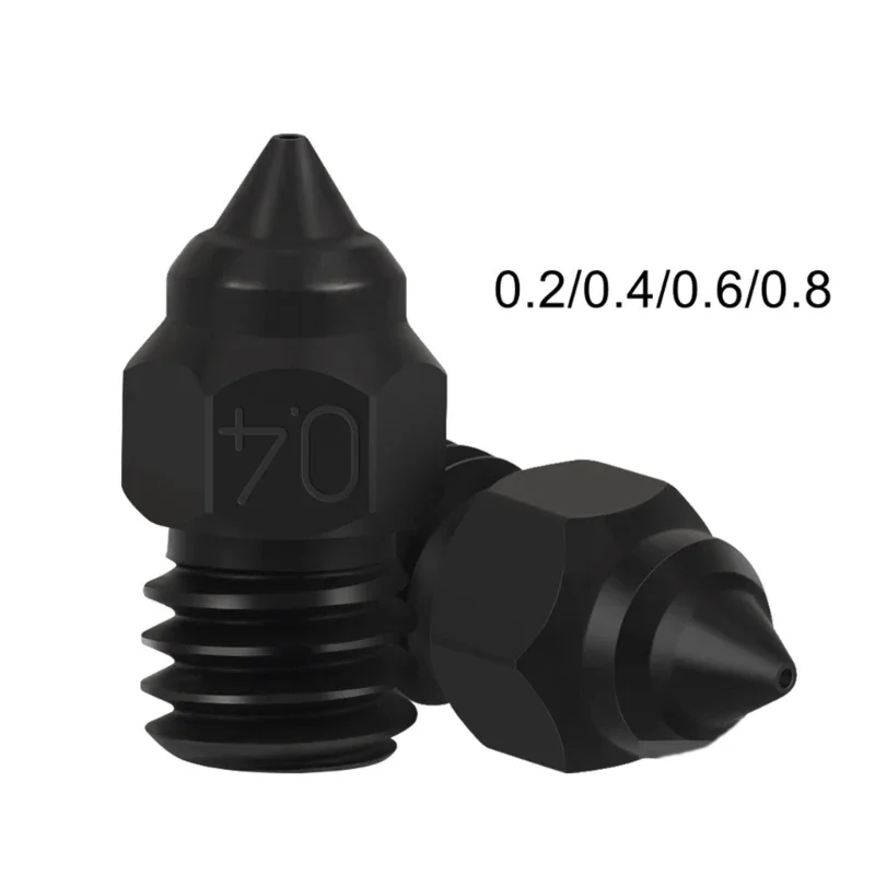 

Форсунки для 3D принтера Ender3 5Pro/ Ender3V2/CR6SE/CR10 из закаленной стали 0,2 0,4 0,6 2 шт.