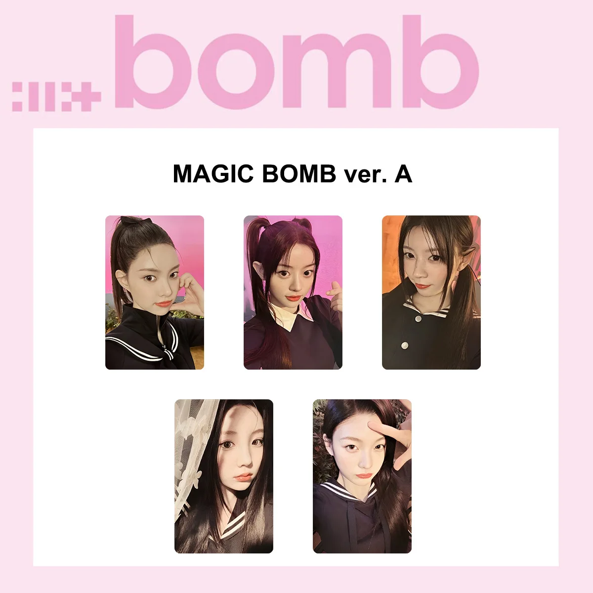 ILLIT ミンジュ mini3 bomb stpb4 トレカ　2枚セット ILLIT アイリット bomb アルバム GLLIT ver ミンジュ MINJU 新品