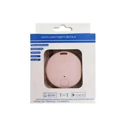 Bluetooth 5.0 Anti - Lost Mini Tracker for Pets, Kids, and Belongings (Pink Color Box)