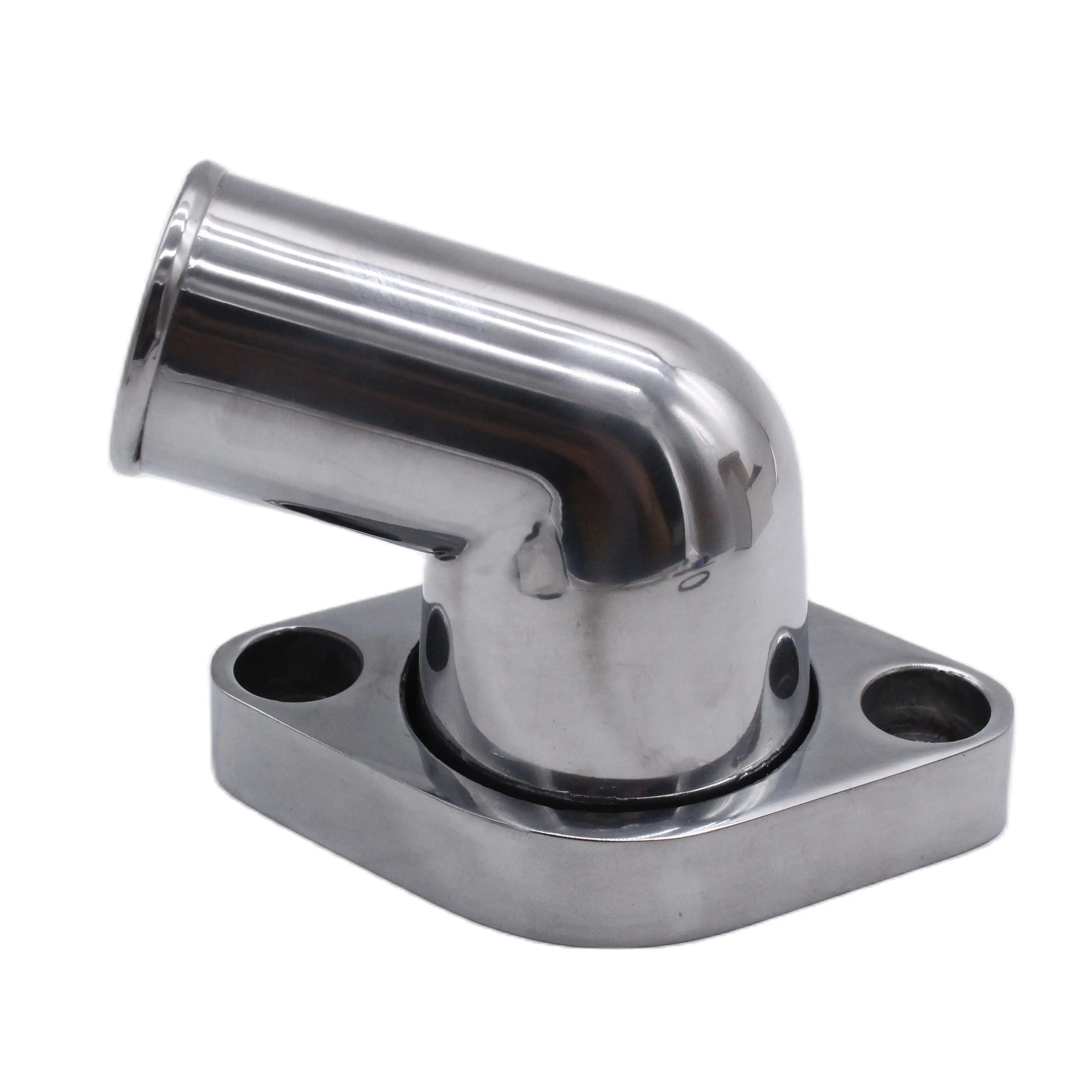 Swivel Water Neck TAKPART SBC BBC Polished Aluminum 15 degree Swivel Water Neck Fits SB BB Chevy 327 350 454 396