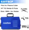 Pilot Arc Plasma Cutter TIG Welder Pulse and Stick Welder Machine-520TSCP 50A Non-Touch Plasma Cutting 200A Pulse Tig Welder 3