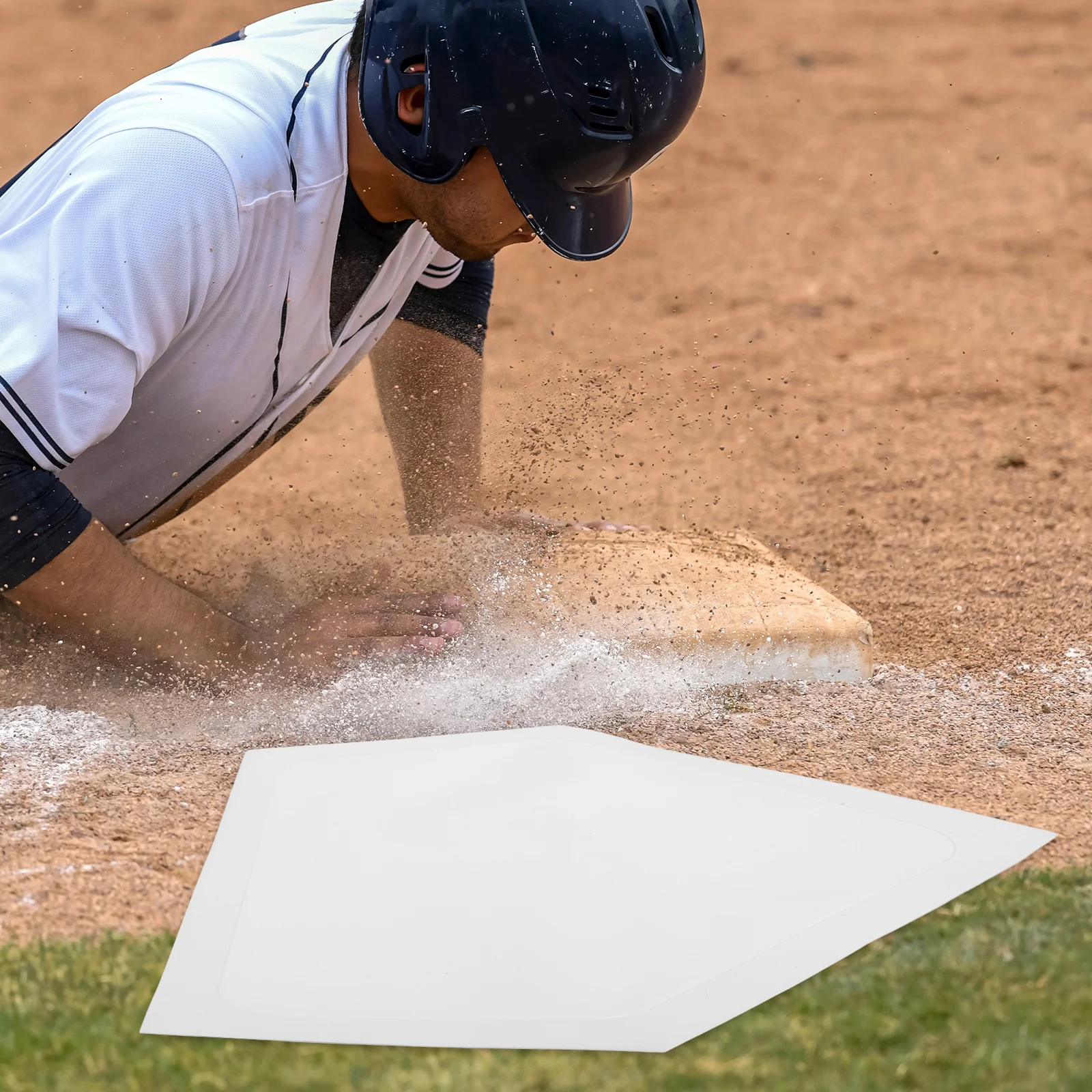 Baseball Home Plate Training Marker Baseball Pitcher Training Board Equipment Triangle Flat Landmark