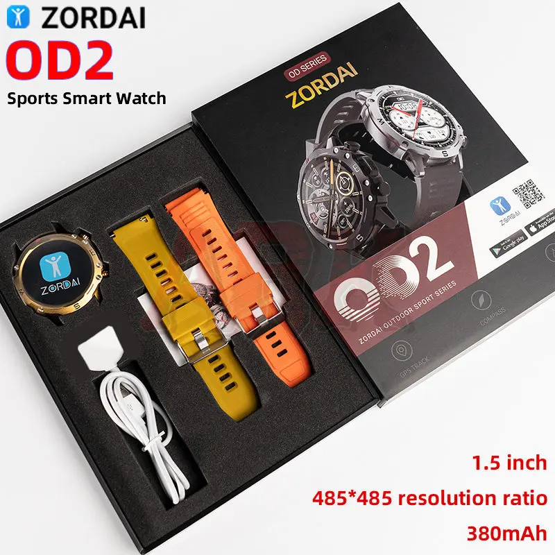 

Zordai OD2 Sports Smart Watch Men Women Bluetooth NFC ZORDAI Smartwatch for IPhone HUAWEI PK HK4 HK5 Hero HK8 DT3 Pro Max X5 Z3