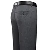 Mens Suit Pants Trousers Business Casual Pants 2025 Spring  Autumn Dress Straight Pants Elastic Black Grey Loose Formal Pants
