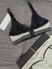 Yoga Sports Set Bra with Padding High Quality Flocking Skin Friendly Comfortable Elastic Vest Pants Pilates Shape Two Piece Set 2