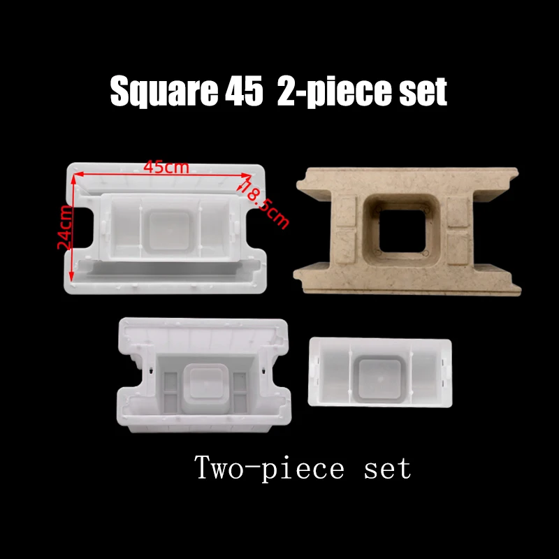 Prefabricated Concrete Drainage Renovation Of Square Hollow Bricks For Manhole Block Plastic Mold Sewer Ditch Combination