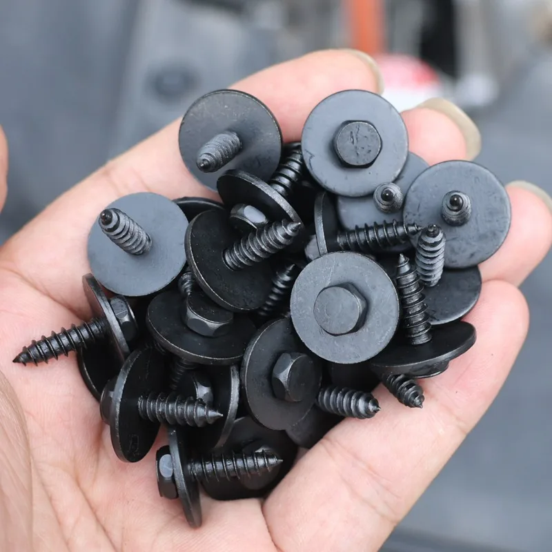 Car Hex Head Screw for BMW 07147129160 Fender Liner Air Duct Splash Shield Clip Bolt Screw Bumper Screw Kit Car Accessories