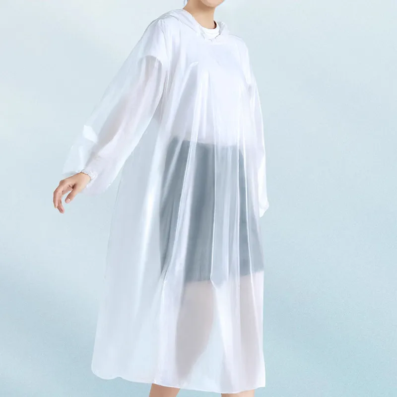 Portable Thickened Waterproof Raincoat for Travel Outdoor Women Men Disposable Camping Rain Cover