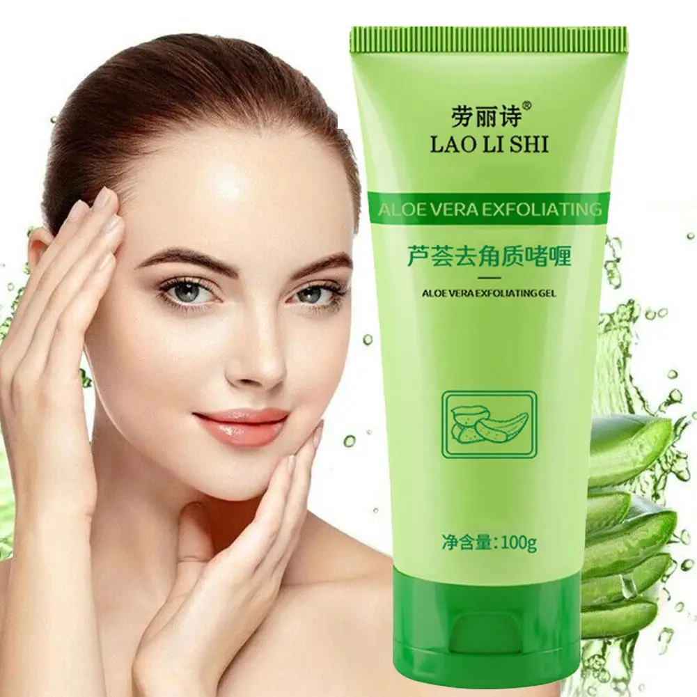 

Exfoliating Aloe Vera Gel Deep Cleansing Exfoliant Gentle Body Scrub Body Facial Exfoliator Exfoliation Rub Exfoliants Face Y4X5