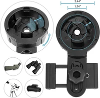 Telescope Phone Photo Adapter Universal Quick Aligned Cell Phone Digiscoping Adaptor Mount Compatible with Binoculars Monocular 2