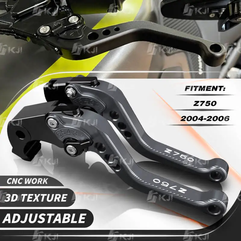

Для Кавасаки Kawasaki Z750 ZR750-J1 2004-2006 3D короткий рычаг сцепления тормозной рычаг набор регулируемых ручек рычаги аксессуары для мотоциклов Запчасти