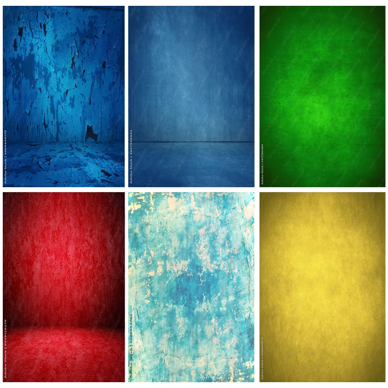 

SHUOZHIKE Abstract Vintage Photography Backdrops Solid Color Gradient Portrait Photo Backgrounds Studio Props EY-04