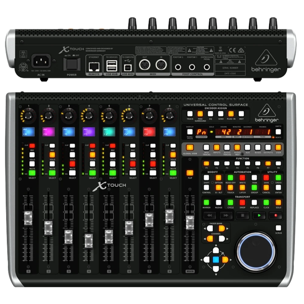 Behringer XTouch Control Surface USB/MIDI Controller with 9 Touch