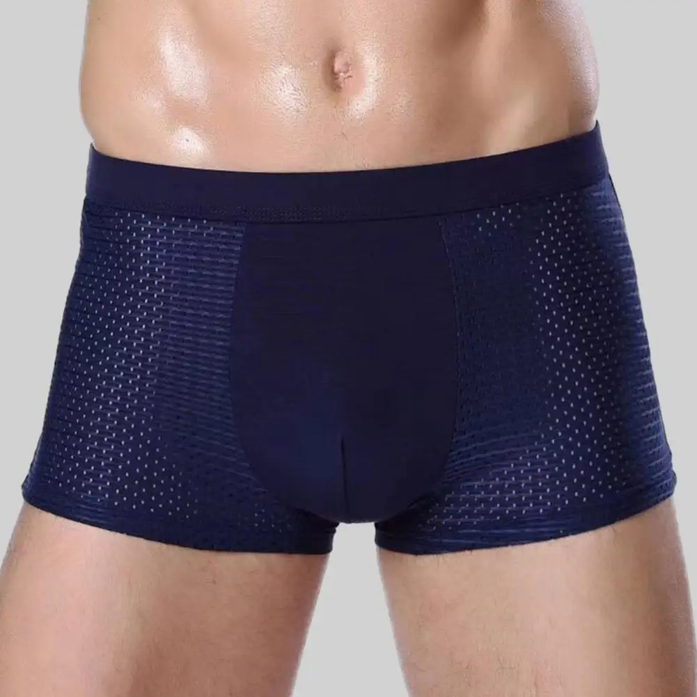 Men Breathable Boxers Ice Silk Mesh Men's Boxers Soft Breathable Underwear With Moisture-wicking Technology U Design For Comfort experience the allure of men s lace panties high waist for comfort and crossdress underwear design that excites