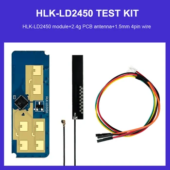 HLK-LD2450 레이더 센서, MMwave 인체 모션 추적 레이더 속도, 고감도 미니 감지 모듈, LD2450, 24G, 무료 배송
