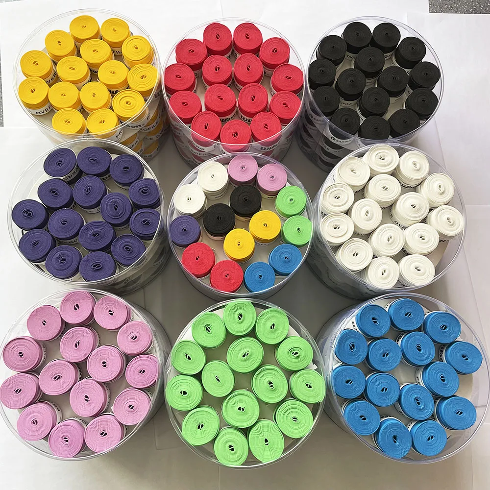 

Dry Feel Tennis overgrips PU Tennis Overgrips SweatAbsorbed Wraps tapes Racket Grips 10PCS