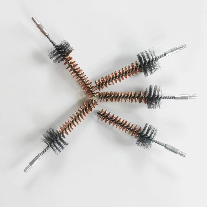 Phosphor Bristle Bronze Bore Brush Gun Cleaning Chamber Kit 3.5Inch Length for AR15 .223 7.62mm 5.56mm Hunting