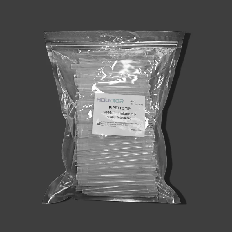 200Pcs 5ml Laboratory Pipette Tips 5000ul Plastic Pipette Tips For Chemistry Test Pipettor Tips