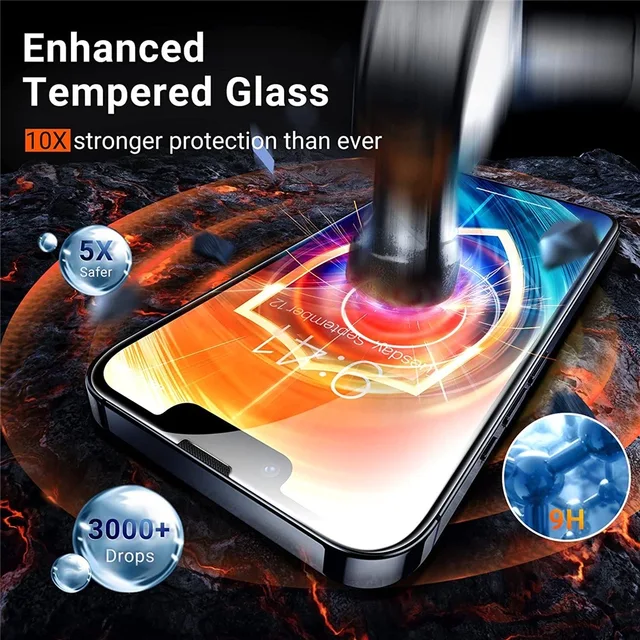 5Pcs Tempered Glass for iPhone