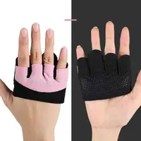 Gym Gloves Fitness Weight Lifting Sports Gloves Thickened Palm Pad Shockproof Non-Slip Half Finger Hand Protector for Men Women 2