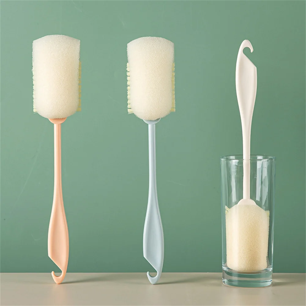 

Щетка-губка для чашки, термос, чашка для чистки чашки, многофункциональный аксессуар для воды с длинной ручкой, бытовая щетка для бутылок