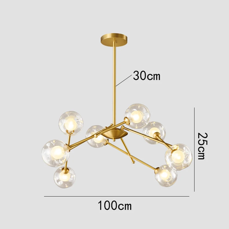Description Picture 4 of itemModern Ceiling chandelier Chandeliers for dining room hanging light fixture pendant light lamps for living room indoor lighting