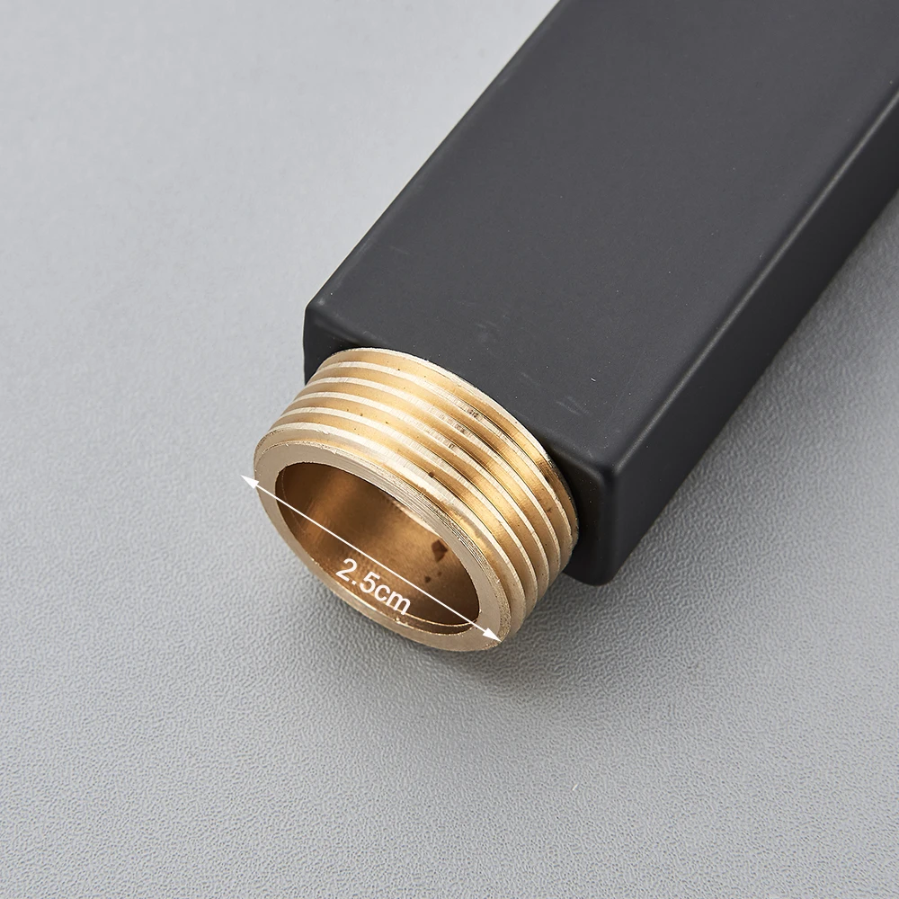 Square Extension Tube Shower Faucet Universal Interface Extend Tubes