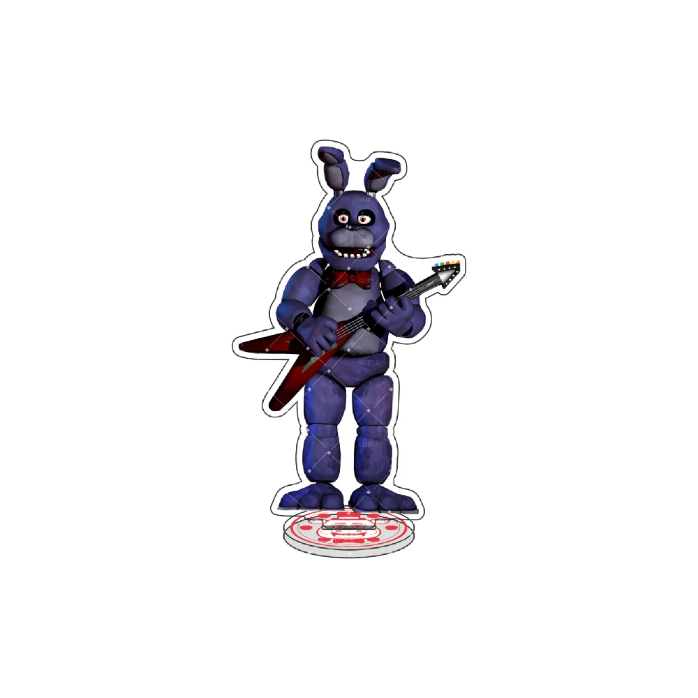 FNaF Acrylic Stand Figure - The Main Cast: Freddy Fazbear & Foxy the Pirate Fox - Unique Christmas Gift & Desk Ornament