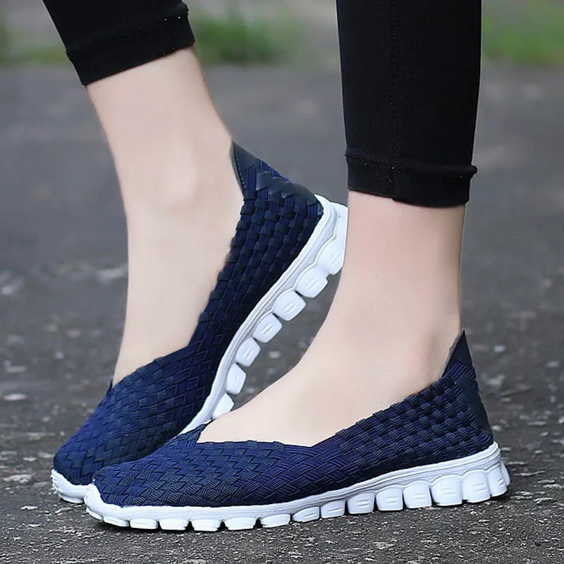 Comemore Women Shoes Summer Casual Flats Comfortable Female Sneakers