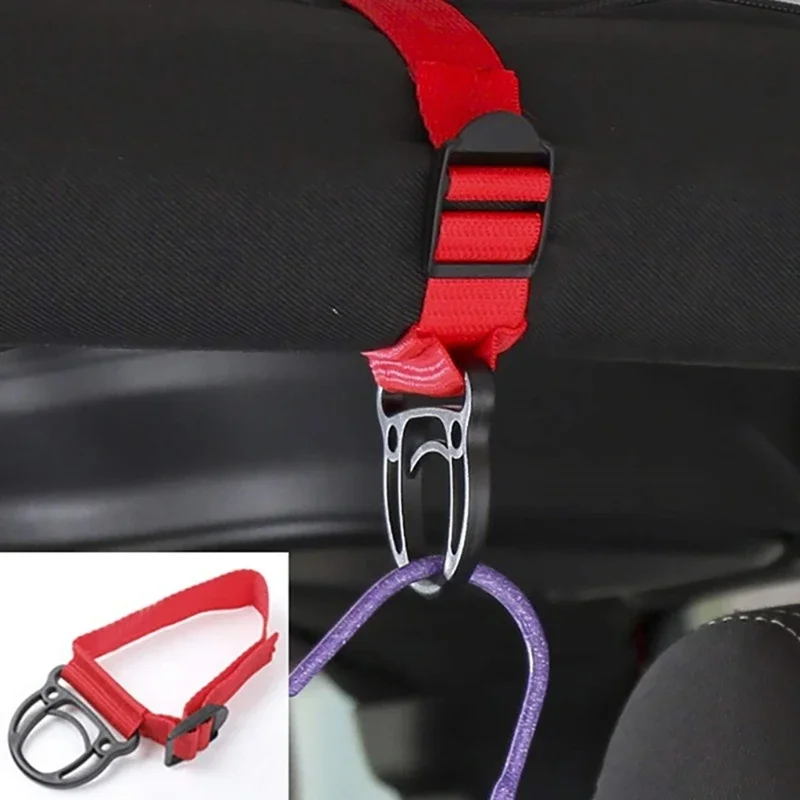 4PCS Coat Hook Holder Clothes Hanger for Jeep Wrangler TJ JK JL JT 1997- Roll Bar Clothes Hat Hook Car Interior Accessories