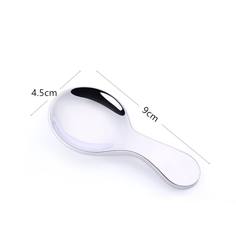 Stainless Steel Soup Ladle Short Handle Multi-purpose Portable Cutlery Spoons Dessert Mini Kitchen Tableware for Kids Students