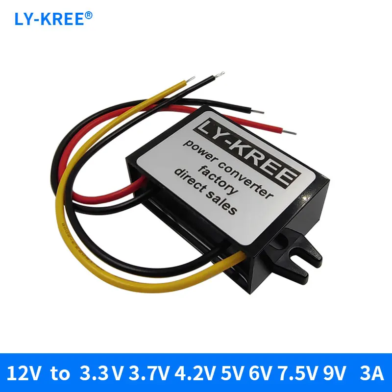 Convertitore Da 12V A 5V Da 12V A 3.3V 3.7V 4.2V 6V 7.5V 9V Dc Trasformatore 3A Modulo Buck Adattatore Di Alimentazione Regolatore Inverter