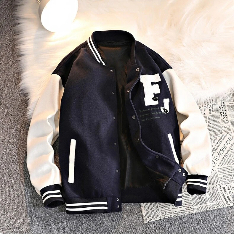 2022 New Hip Hop Baseball Jacket Men Embroidery Letter Patchwork Bomber Coat Fashion Couples Spring Autumn Cardigan Jacket Men mens parka