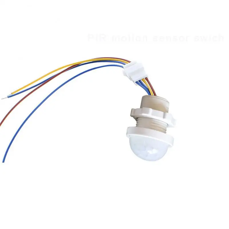 Body Motion Sensor Abs Easy To Install High Sensitivity Universal Wiring Adjustable