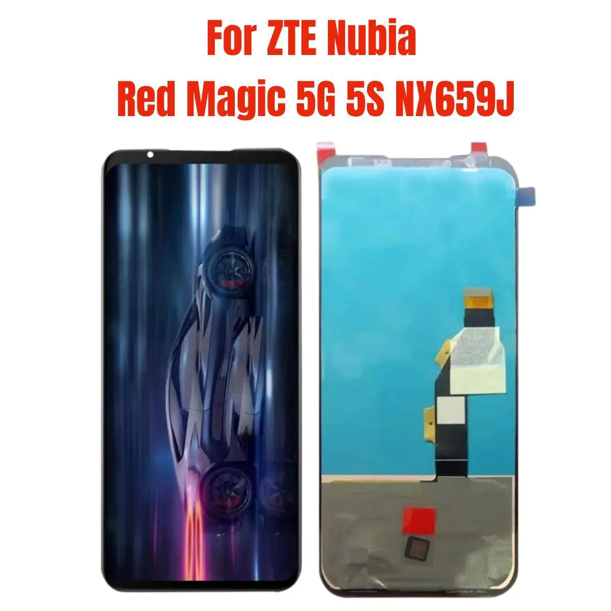 

6.65" Original AMOLED For ZTE Nubia Red Magic 5G 5S NX659J LCD Display Touch Screen Digitizer Assembly For Nubia RedMagic 5 5s