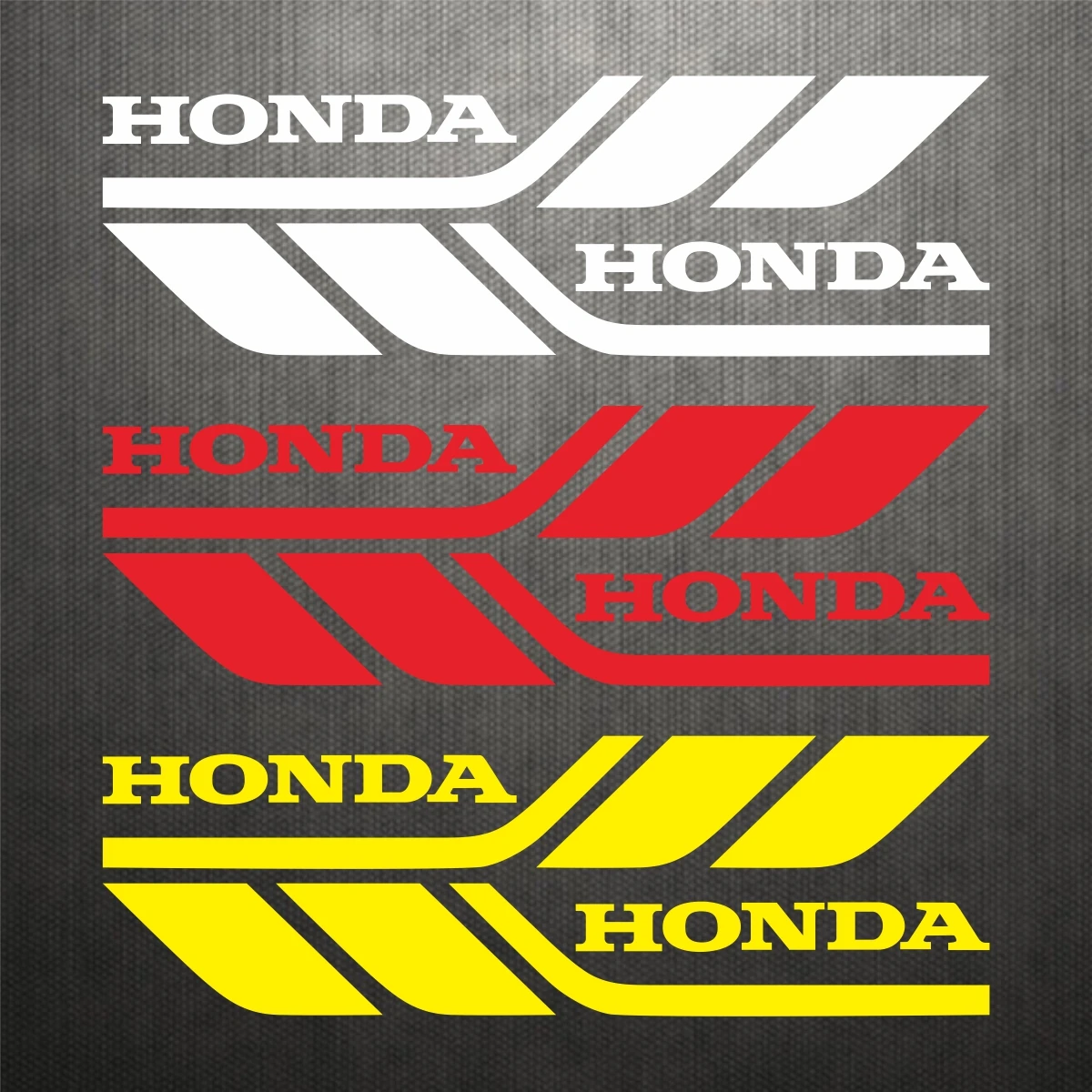 Autocollant Décalcomanie Imperméable Brillant - Logo Honda Wing - Sticker Moto/Voiture